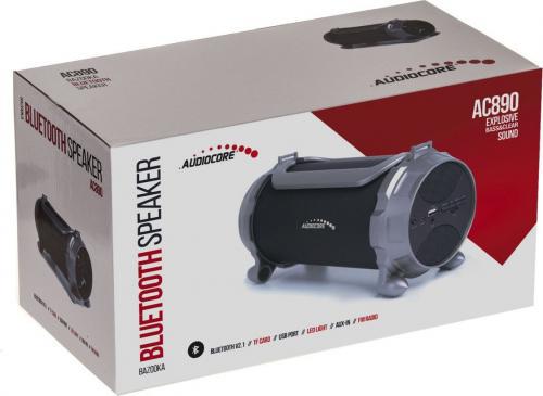 Audiocore bazooka AC890 bluetooth microSD czarny