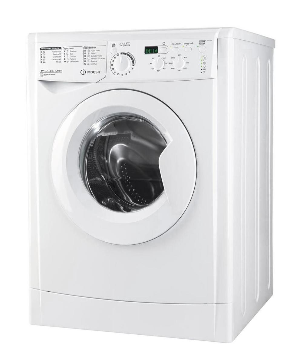 Indesit EWD 61283 W PL ( 1200 obr/min ; 6 kg ; 535 mm ; Klasa A+++ )