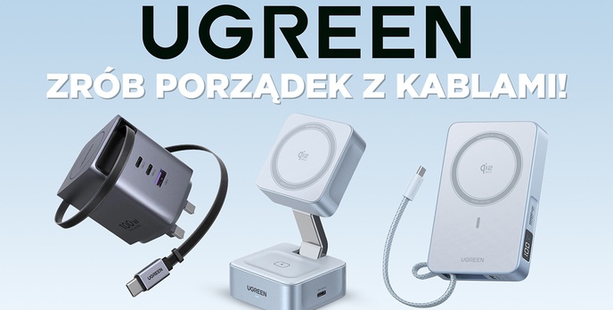 Ładowarki i Powerbanki UGREEN MagFlow robią porządek z kablami