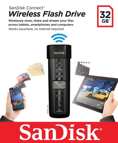 SanDisk Connect Wireless Flash Drive 32GB