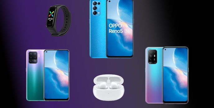 Wiosenne premiery OPPO - Reno5 razy trzy, opaska i słuchawki Enco X