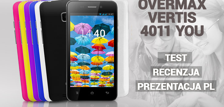Overmax Vertis 4011 You - Test - Recenzja - Prezentacja PL