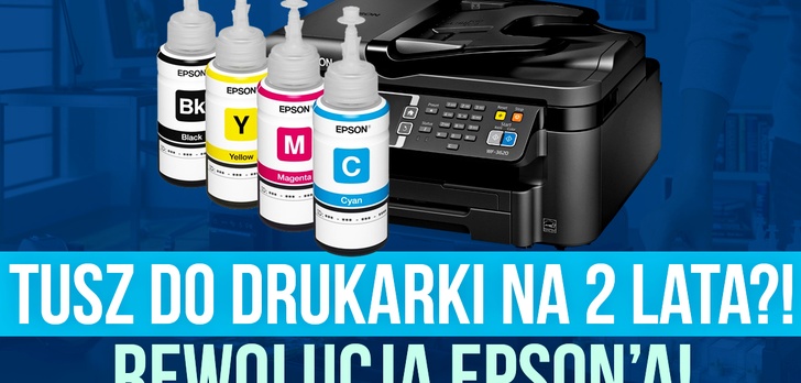 Tusz do Drukarki na 2 Lata? Drukarki ITS L382, L386, L486 od Epsona