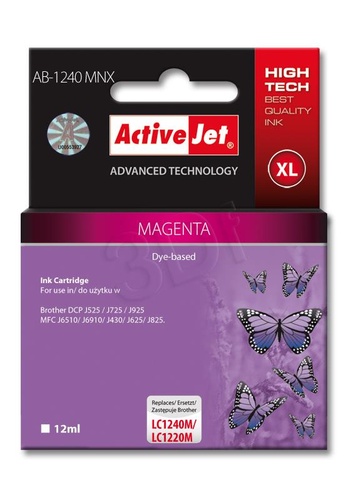 ActiveJet AB-1240MNX tusz magenta do drukarki Brother (zamiennik Brother LC1240M) Supreme