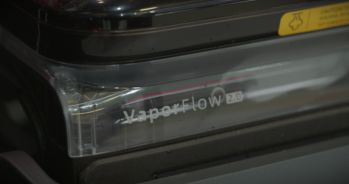 Zbliżenie na wałek myjący z VaporFlow