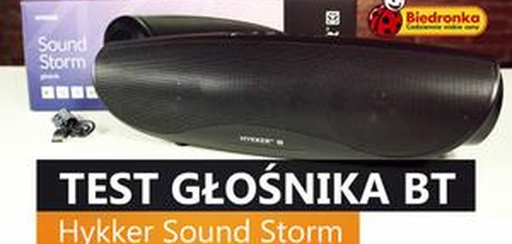 Hykker Sound Storm - Recenzja Głośnika Przenośnego z Biedronki