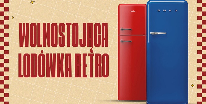 Wolnostojąca lodówka retro | Ranking TOP 6