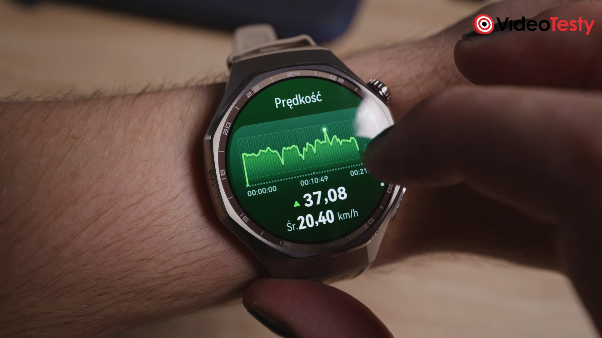 Wyniki z treningu z Huawei Watch GT 6 Pro Safari