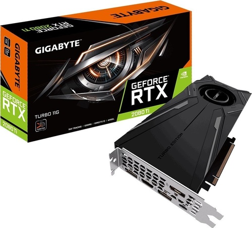 Gigabyte GeForce RTX 2080 Ti TURBO, 11GB GDDR6 (GV-N208TTURBO-11GC)