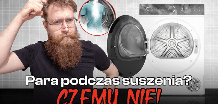 Nowoczesna suszarka: sprawdzamy Hisense 5i DH5I104BWAB