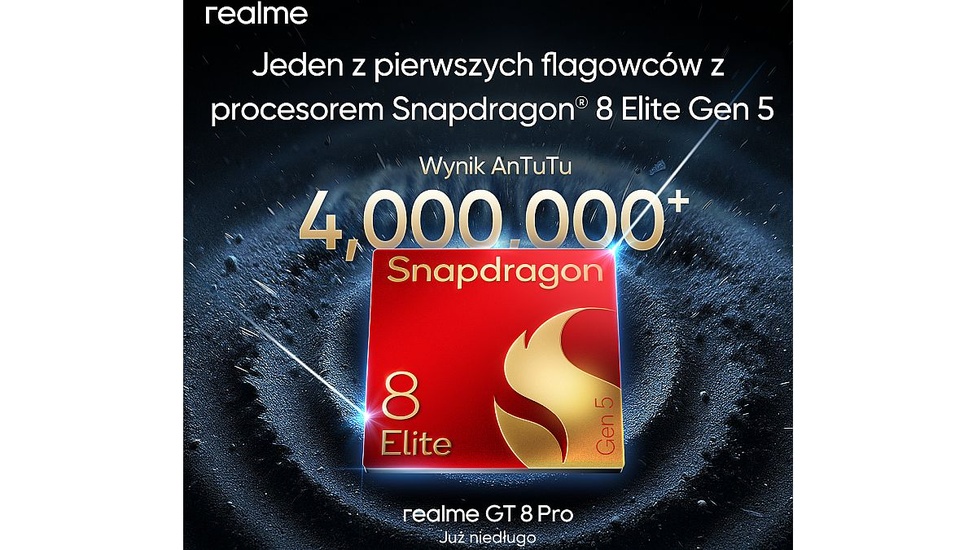 realme GT 8 Pro jednym z pierwszych flagowców w Europie z procesorem Snapdragon 8 Elite Gen 5!