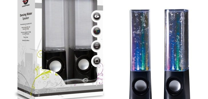 Conceptronic Dancing Water (CLLDWASPKB) - niezwykłe głośniki z efektem wodnym