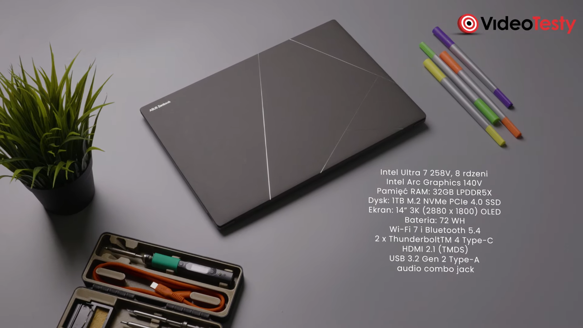 Asus Zenbook S14 specyfikacja