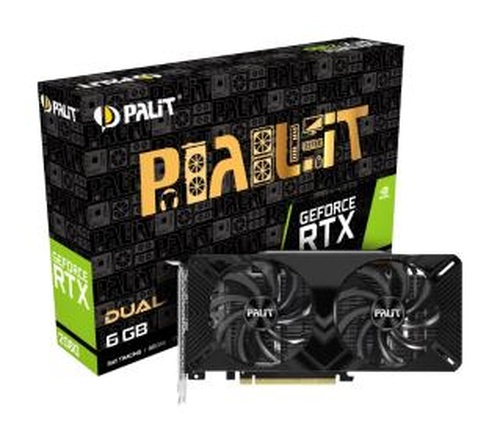 Palit GeForce RTX 2060 Dual, 6GB GDDR6 (NE62060018J9-1160A)