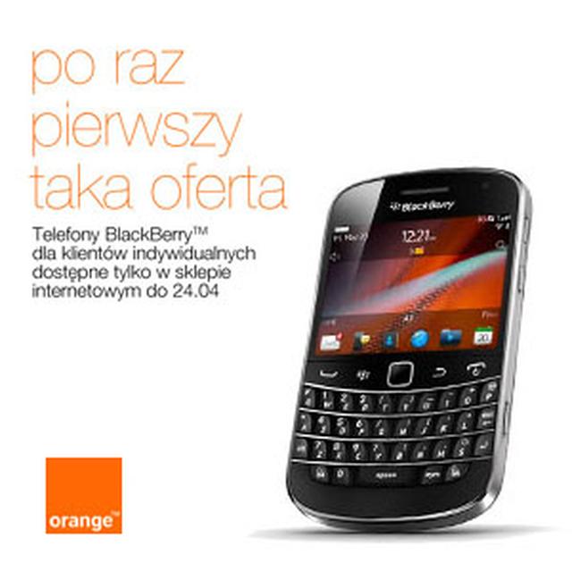Smartfony Black Berry w szalonych cenach, dla każdego w Orange