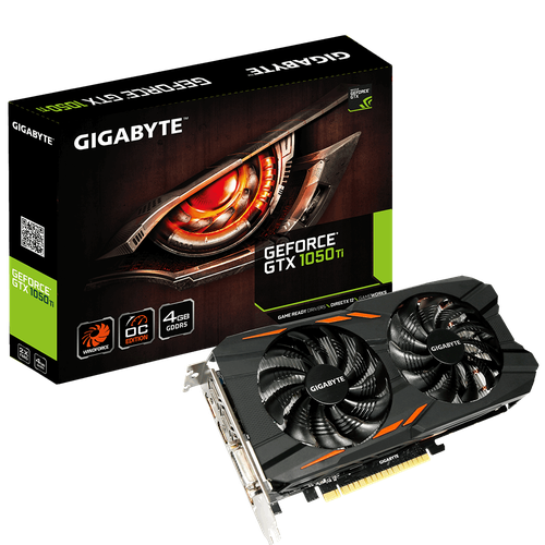 Gigabyte GeForce GTX 1050 Ti Windforce 4GB GDDR5 (128 Bit) 3xHDMI,