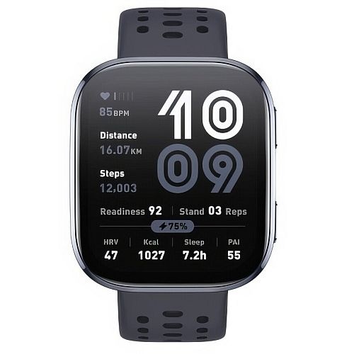 uniwersalny smartwatch do 300 zł Amazfit Bip 6 Czarny