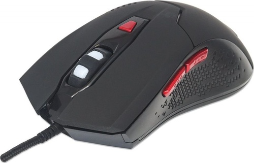 Manhattan Gamingowa Optyczna USB 2400dpi z Podświetlaniem LED