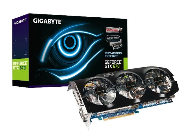 GIGABYTE prezentuje GeForce GTX 670 z technologią WINDFORCE Triangle Cool