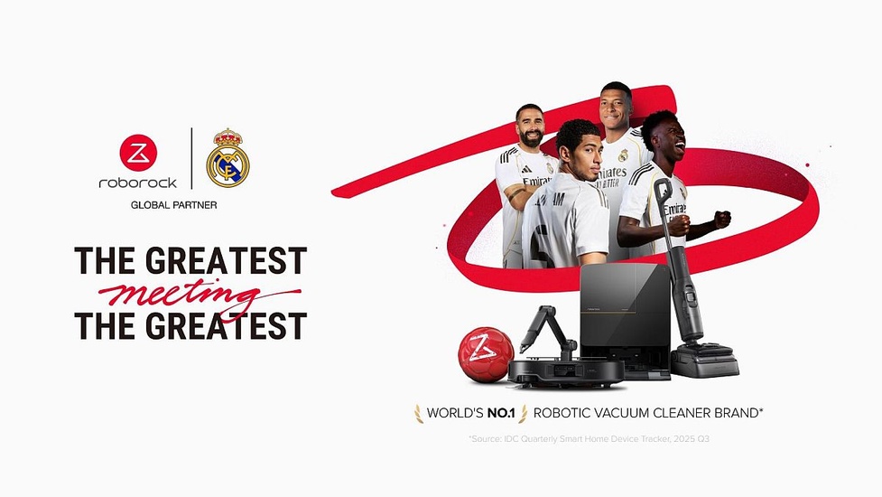 Roborock nawiązuje strategiczną współpracę z klubem piłkarskim Real Madryt!