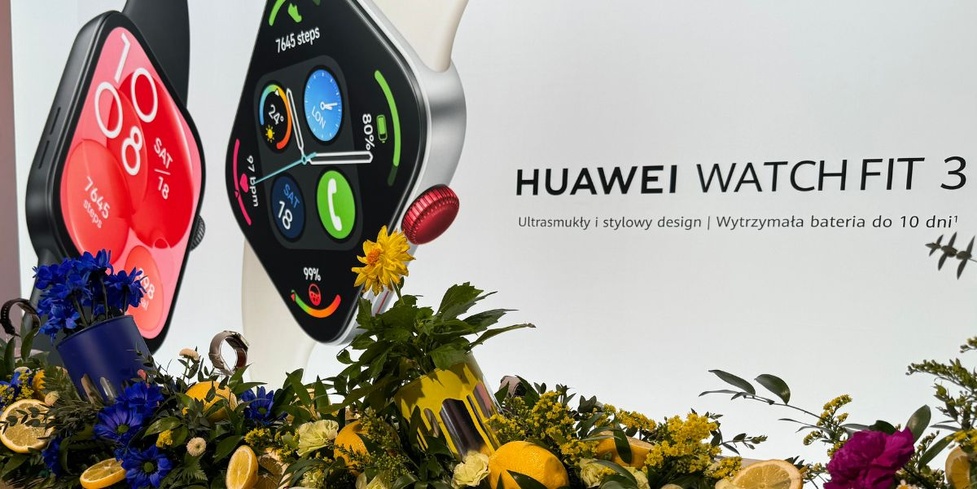 Świetla alternatywa dla Apple Watch? Oto Huawei Watch Fit 3