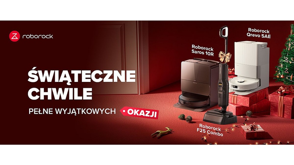 Wyjątkowa oferta świąteczna Roborock - Atrakcyjne promocje na urządzenia do sprzątania!