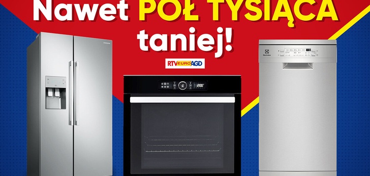 Prawdziwe promocje nawet o pół tysiąca taniej! Opłacalne AGD do kuchni i łazienki