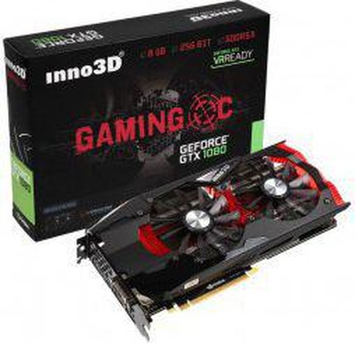 Inno3D GTX1080 Gaming OC 8GB GDDR5X (256 Bit) DVI, HDMI, 3xDP, BOX (N1080-1SDN-P6DNX)