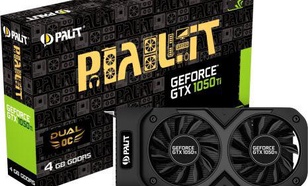 Palit GeForce GTX 1050 Ti DUAL OC 4GB GDDR5 (128 Bit) DVI-D, HDMI, DP, BOX (NE5105TS18G1D)