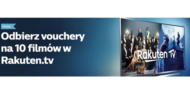 Rakuten do telewizorów Philipsa - Jeden z modeli taniej!