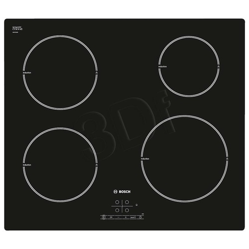 Indukcyjna 4-polowa Bosch PIE611B17E (Czarny)