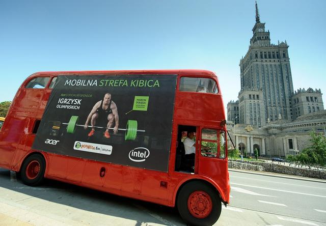 Mobilna Strefa Kibica w trakcie trwania Igrzysk Olimpijskich