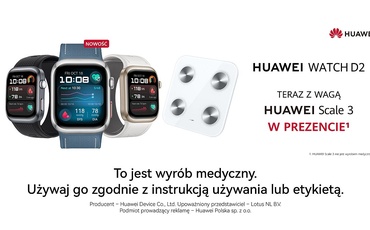 Ulepszona odsłona smartwatcha Huawei Watch D2: nowy kolor i funkcja analizy fali tętna!