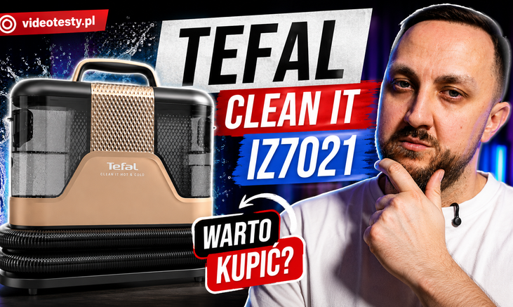 Recenzja Tefal Clean It IZ7021 - niedrogi odkurzacz piorący