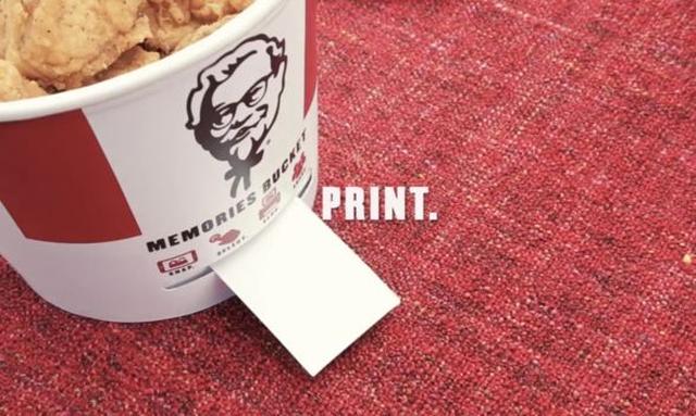 Szalony Pomysł KFC - Kubełek Wydrukuje Zdjęcia