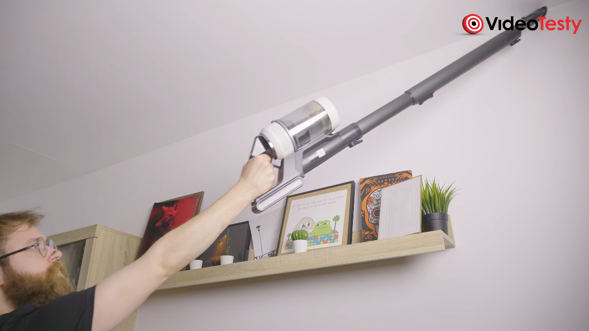 Samsung Bespoke AI Jet Lite odkurzanie przy suficie