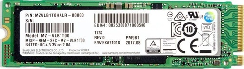 Samsung PM981 512GB PCIe x4 NVMe (MZVLB512HAJQ)