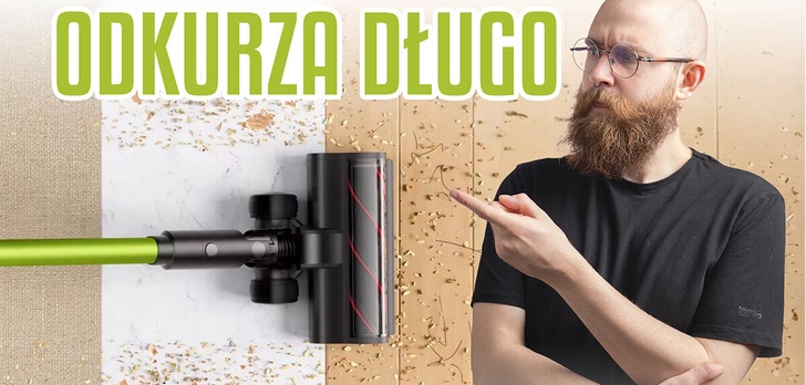 Niedrogi odkurzacz o długim czasie pracy? TEST SmartAI V6