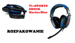 Tt eSPORTS by Thermaltake Shock Marina Blue - rozpakowanie niedrogich słuchawek dla graczy