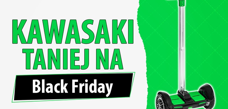 Kawasaki przecenione na Black Friday