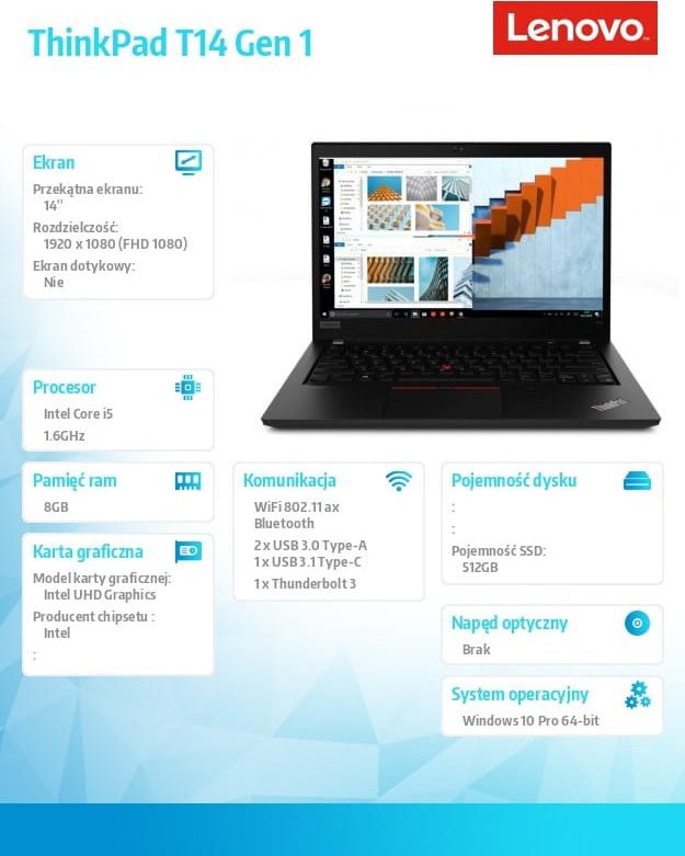 Lenovo ThinkPad T14 G1 (20S0004APB)