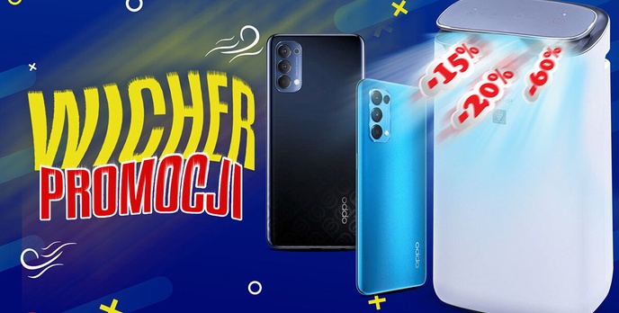 Wicher promocji! Smartfony OPPO i oczyszczacz Sharp taniej