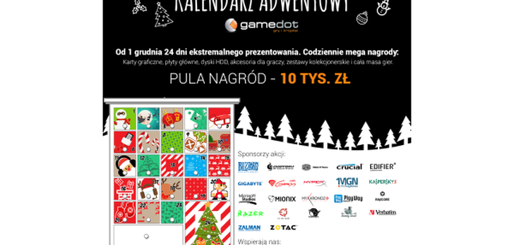 Gamedot i Kalendarz Adwentowy - Cała Masa Nagród Już od Dziś!