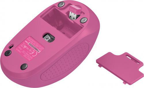 Trust Primo Wireless Mouse - pink flowers