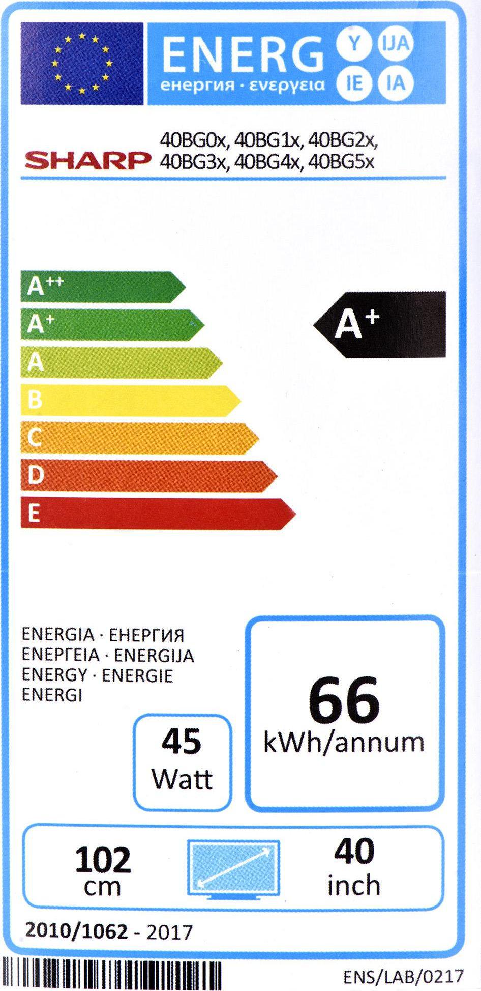 Sharp Sharp 40BG0EO