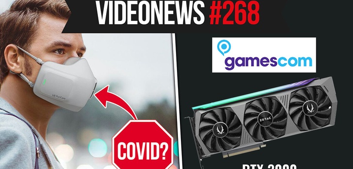 RTX 3000 coraz bliżej, Gamescom 2020, maska-odświeżacz LG - VideoNews #268