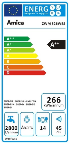 Amica ZWM 626WES