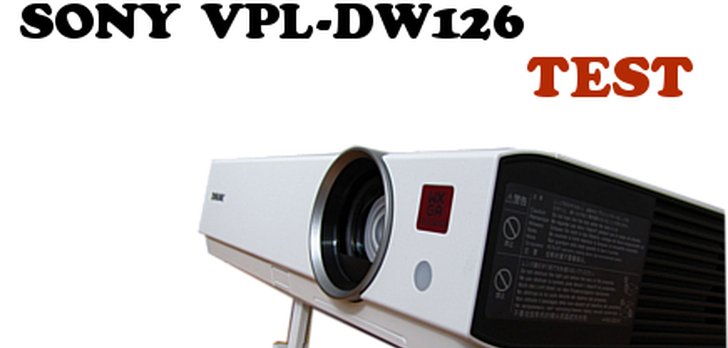 Sony VPL-DW126 test projektora