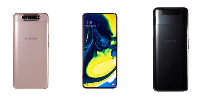 Oto Samsung z obracanym aparatem! Galaxy A20e, A40 i A80 wchodzą do Polski