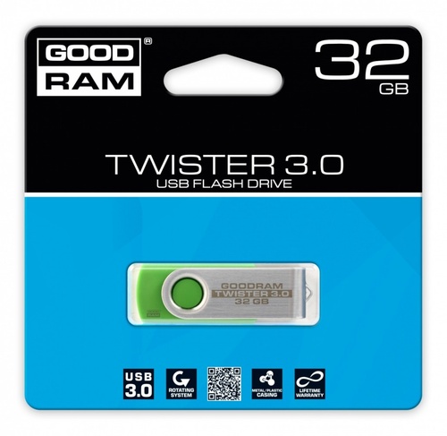 GoodRam TWISTER GREEN 32GB USB3.0